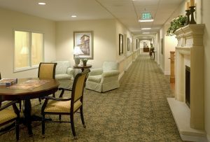 Lincoln Meadows Senior Living Spectrum Hallway