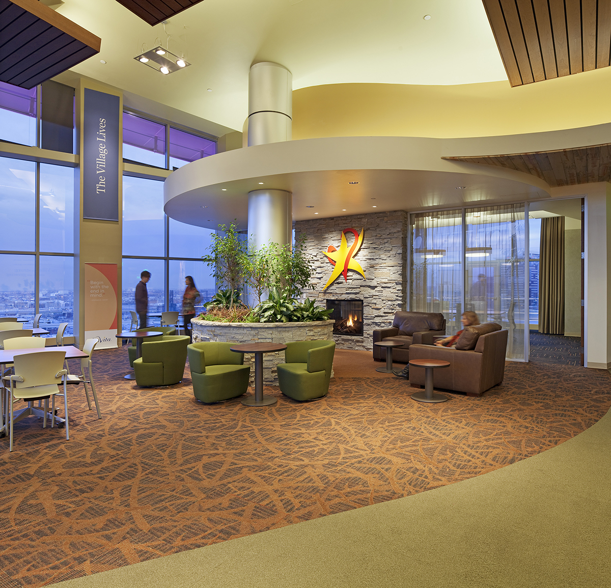 DaVita World Headquarters Informal Meeting Area