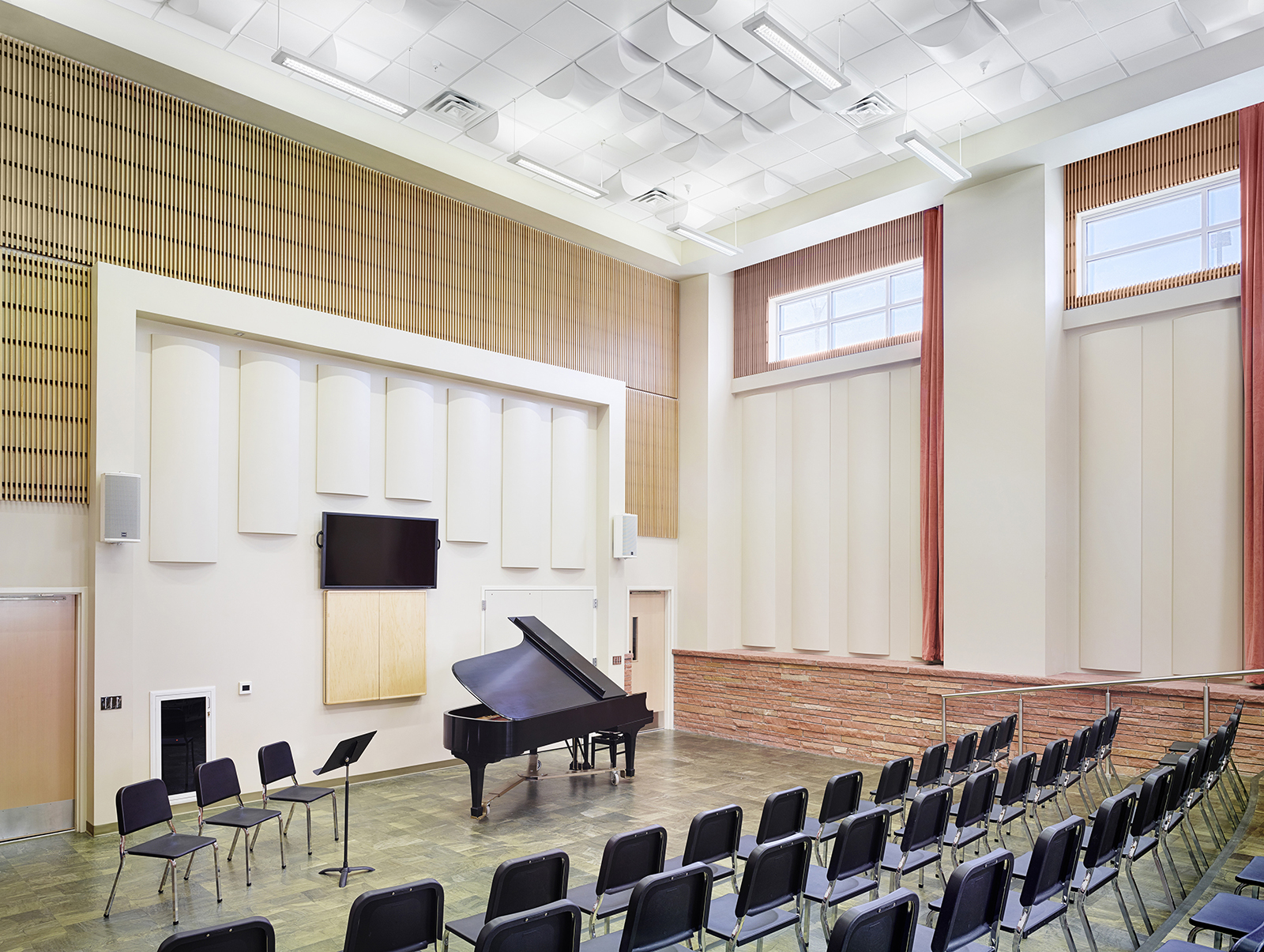 Casper College Music Building Rehearsal Room 1