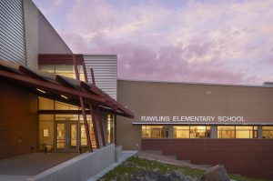 Rawlins Elementary Secure Vestibule Exterior