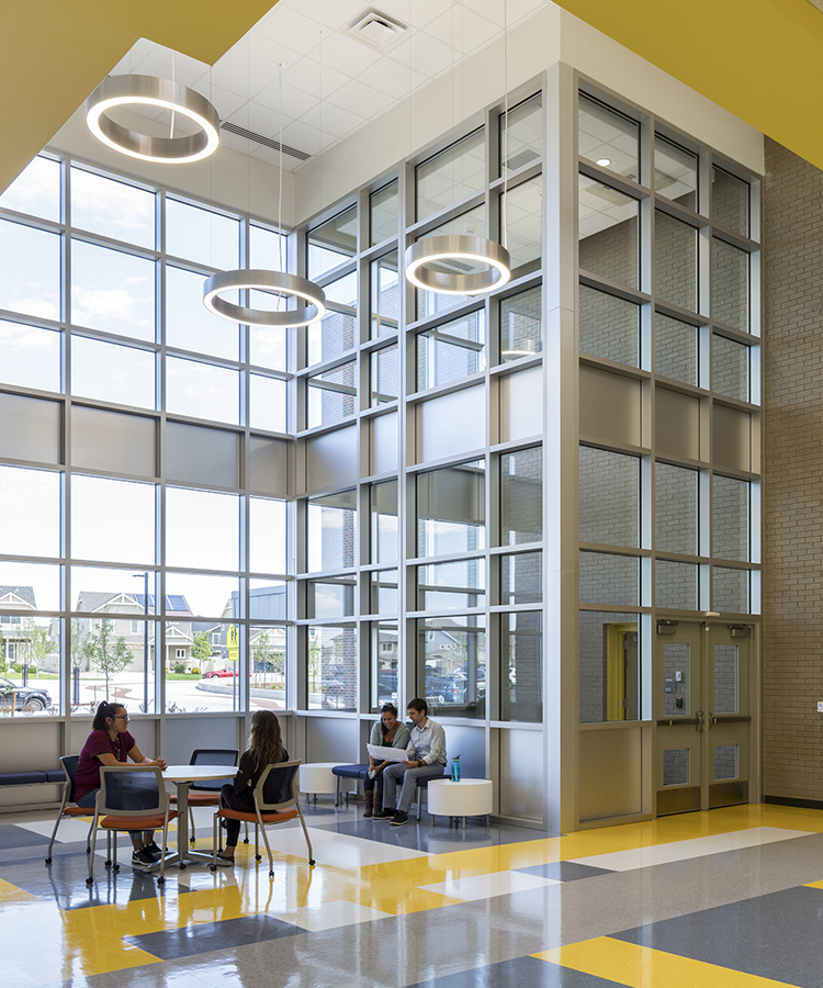 Biophilic design in Chinook Trail Middle School