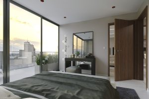 Paradise Living Bedroom Rendering 3