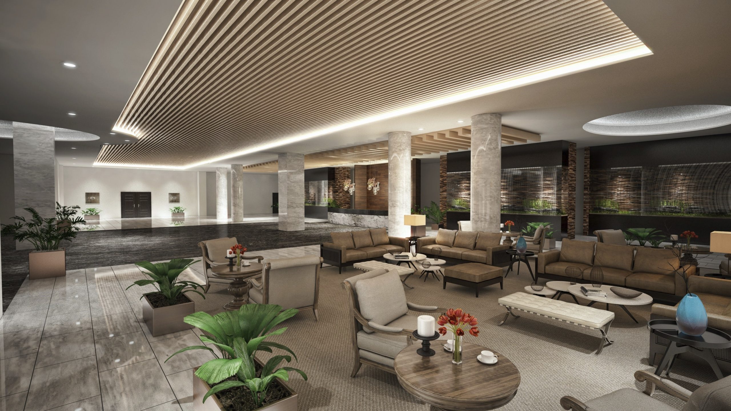 Paradise Living Lounge Rendering