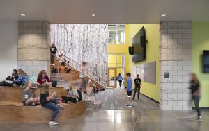 Chinook Trail Middle School Learning Stair