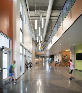 Chinook Trail Middle School Hallway