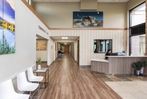 STRIDE North Aurora Family Health Services Waiting Room