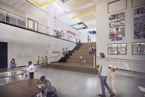 Ricardo Flores Magón Academy Interior Rendering 1