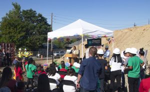 Mayor Hancock Speaks at Ricardo Flores Magon Groundbreaking