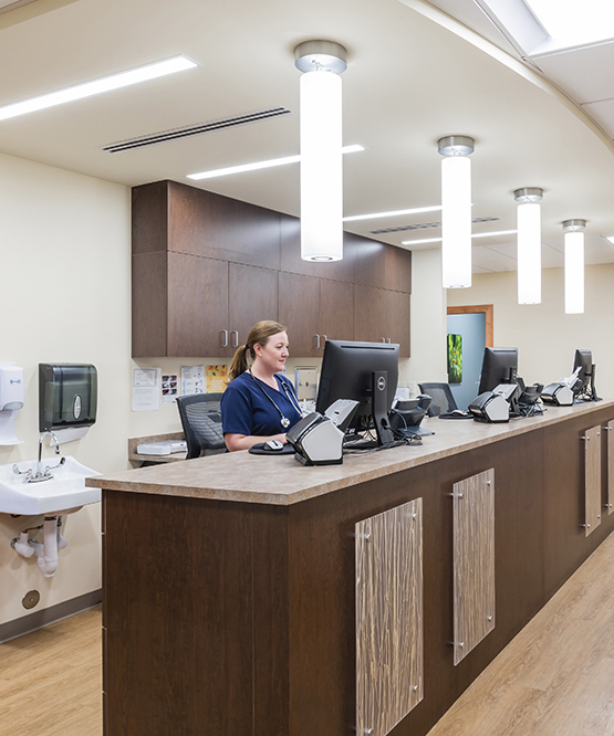 Longmont Medical Offices Renovation Lobby View - Thumbnail