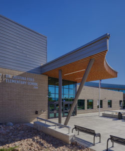 Dr. Justina Ford Elementary School Entrance