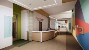 Clinica Tepeyac Reception Desk