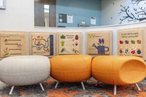 Longmont Medical Offices Renovation Kids Seating Area