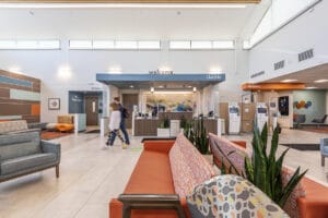 Longmont Medical Offices Renovation Lobby Welcome Desk