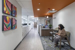 Longmont Medical Offices Renovation Waiting Area