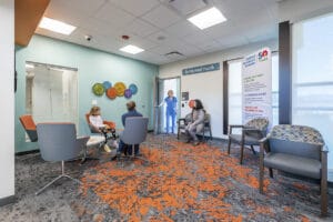Longmont Medical Offices Renovation Waiting Area Behavioral health